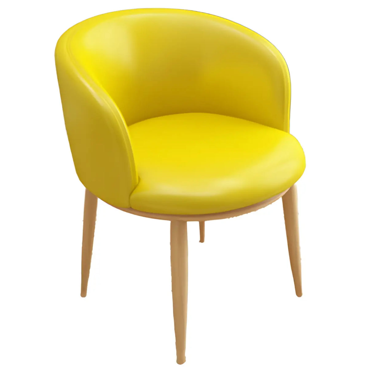 Stylish Faux Leather Home Green Compact Seat Task Chair Image - 33