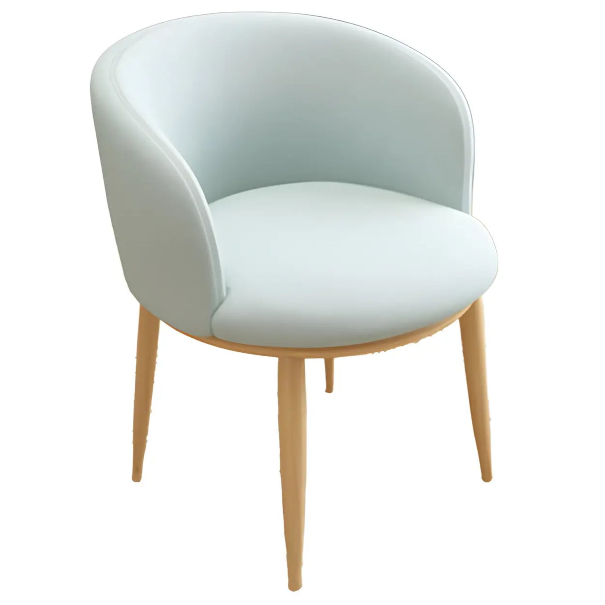 Stylish Faux Leather Home Green Compact Seat Task Chair Image - 39