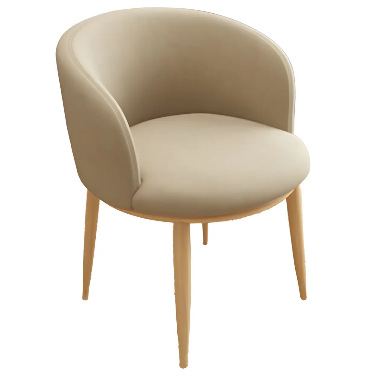 Stylish Faux Leather Home Green Compact Seat Task Chair Image - 40