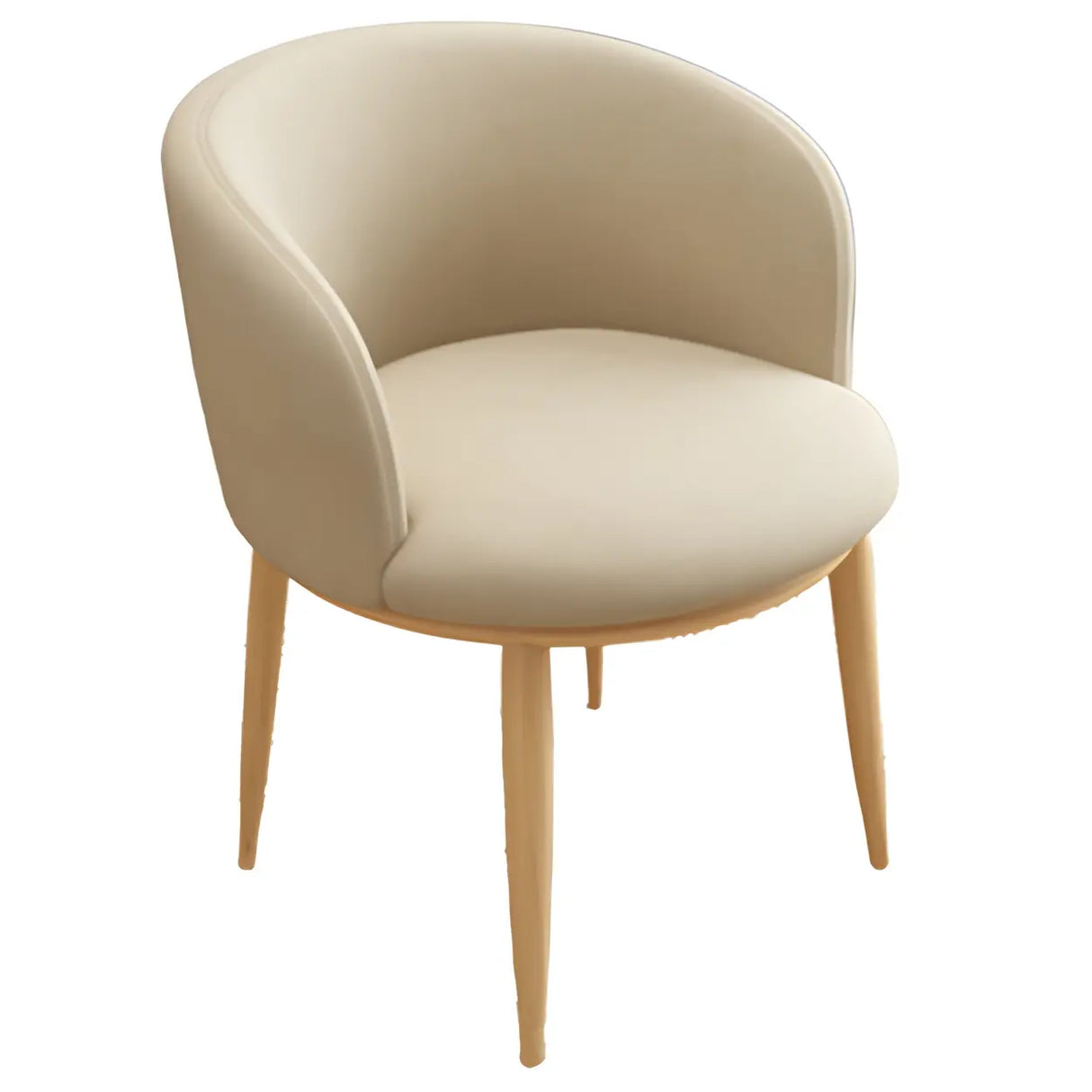 Stylish Faux Leather Home Green Compact Seat Task Chair Image - 43