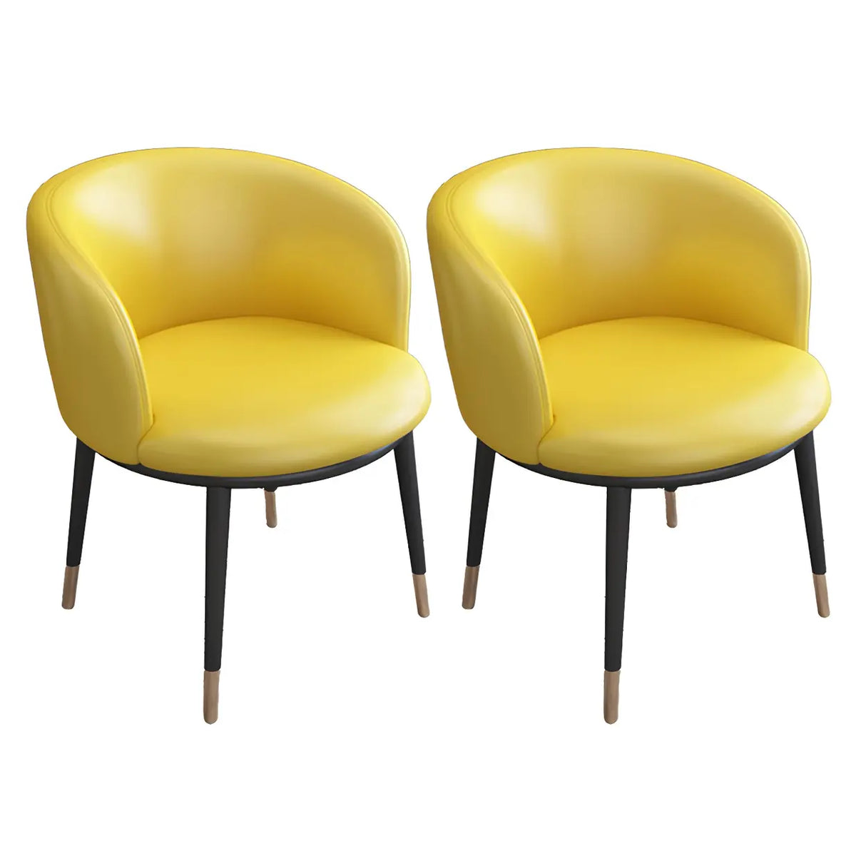 Stylish Faux Leather Home Green Compact Seat Task Chair Image - 47