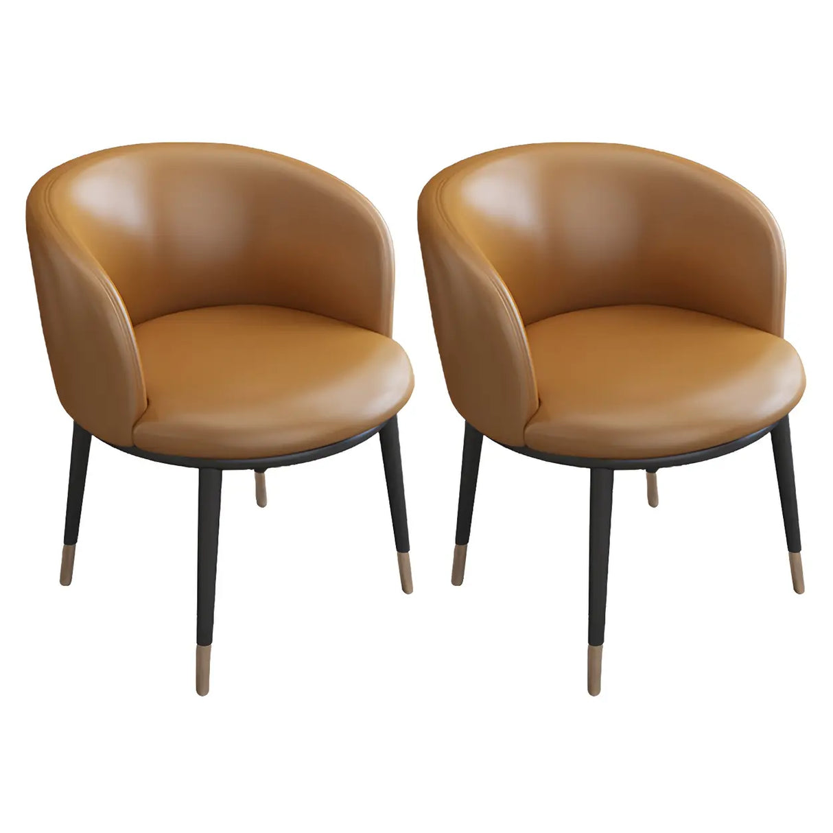 Stylish Faux Leather Home Green Compact Seat Task Chair Image - 48