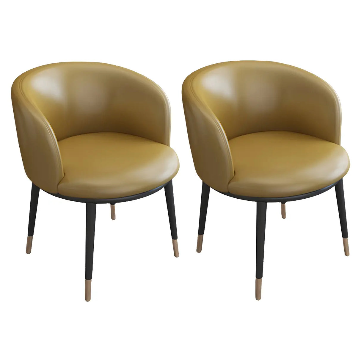 Stylish Faux Leather Home Green Compact Seat Task Chair Image - 54