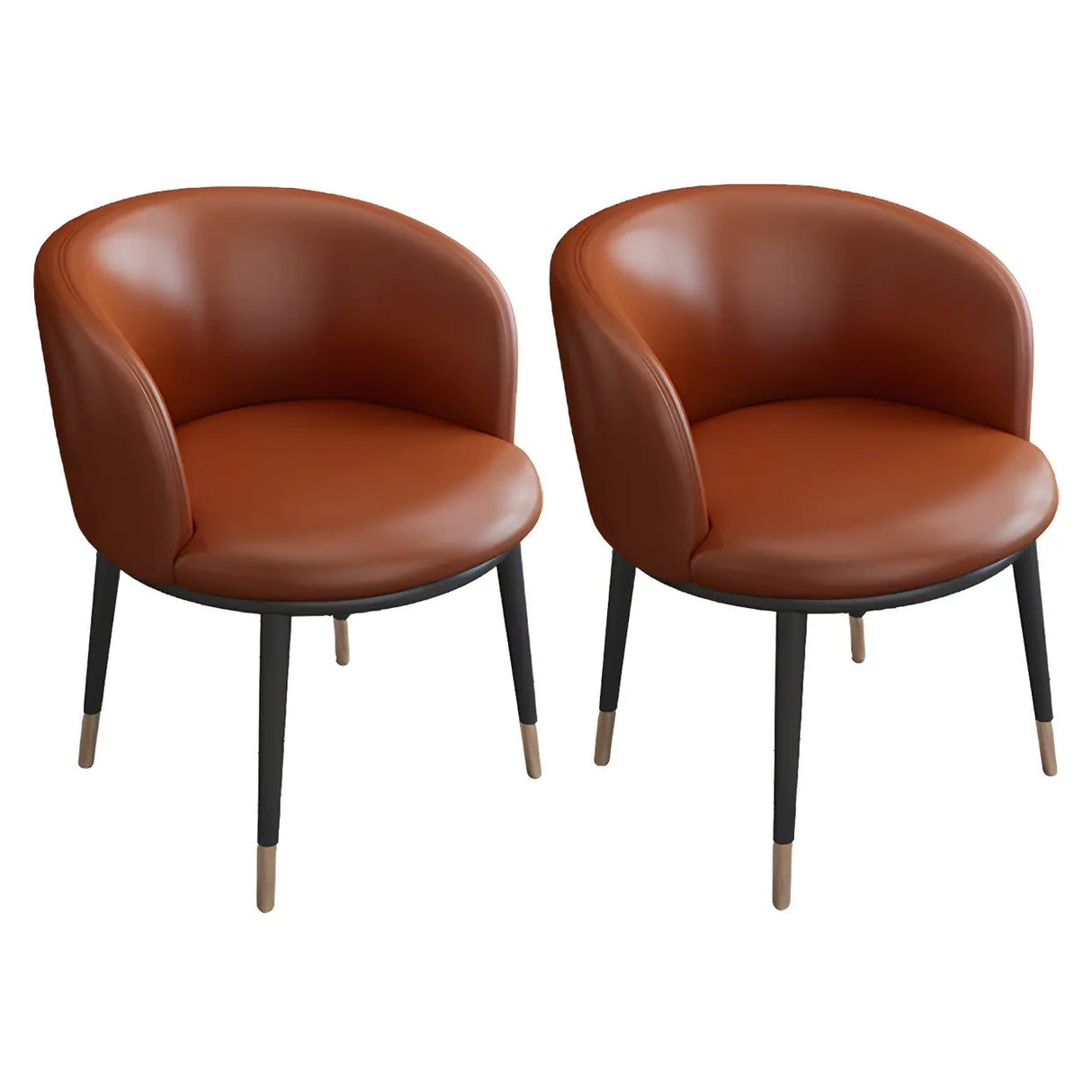 Stylish Faux Leather Home Green Compact Seat Task Chair Image - 55