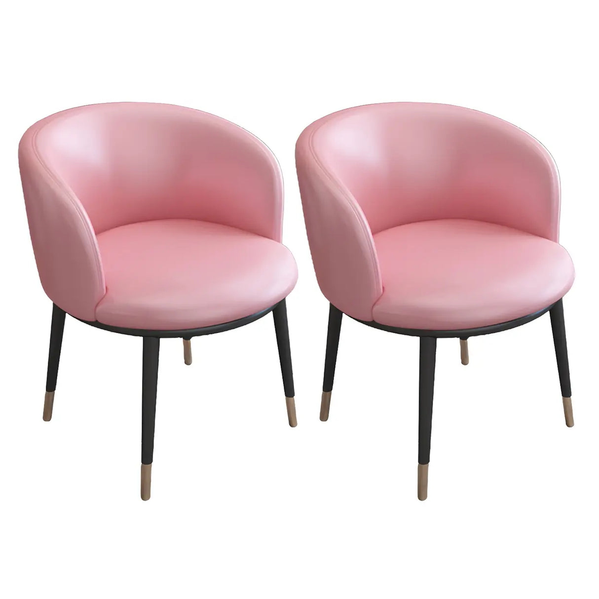 Stylish Faux Leather Home Green Compact Seat Task Chair Image - 57