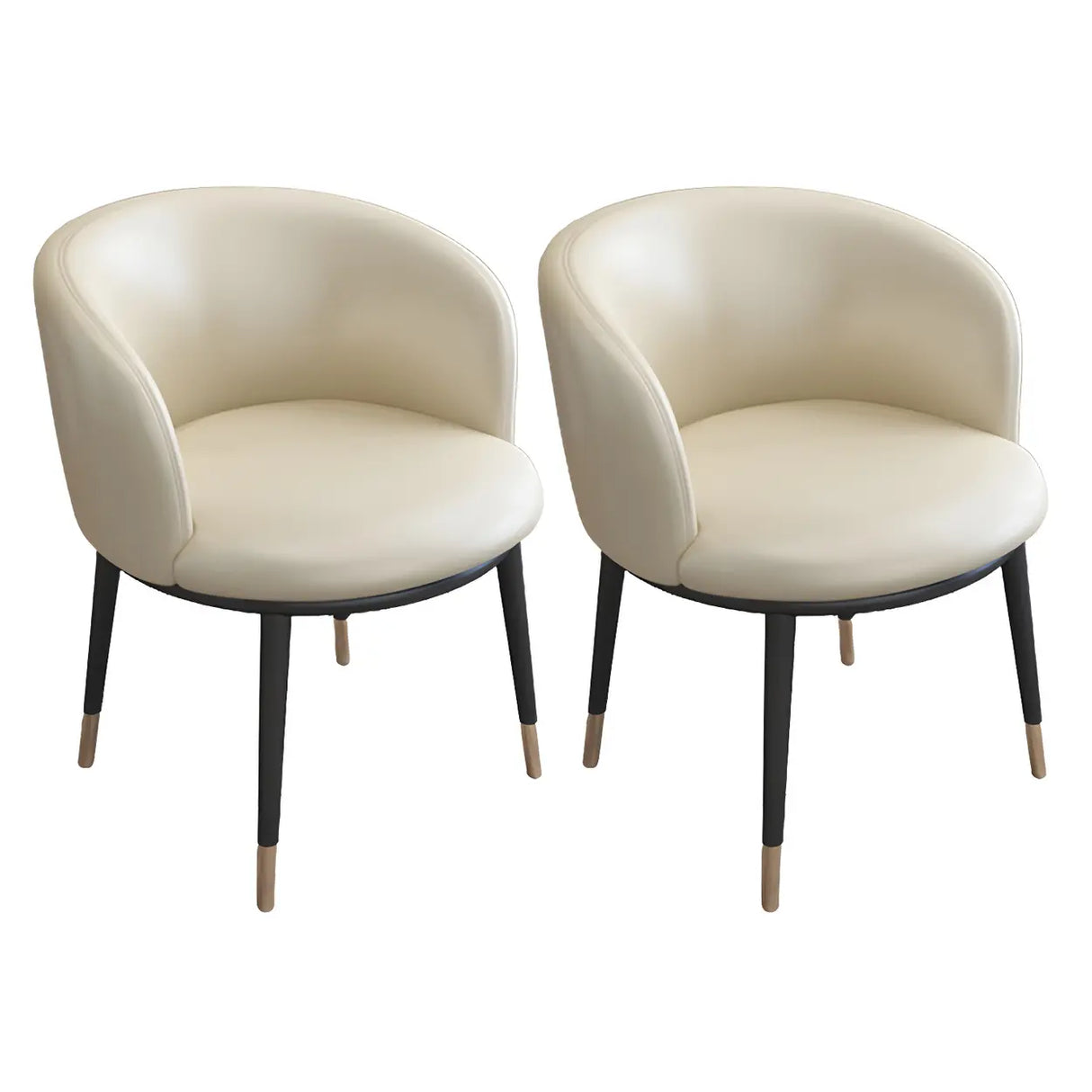 Stylish Faux Leather Home Green Compact Seat Task Chair Image - 58