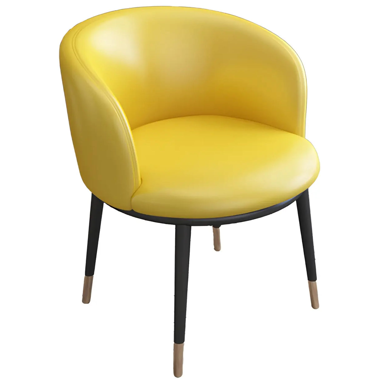 Stylish Faux Leather Home Green Compact Seat Task Chair Image - 7