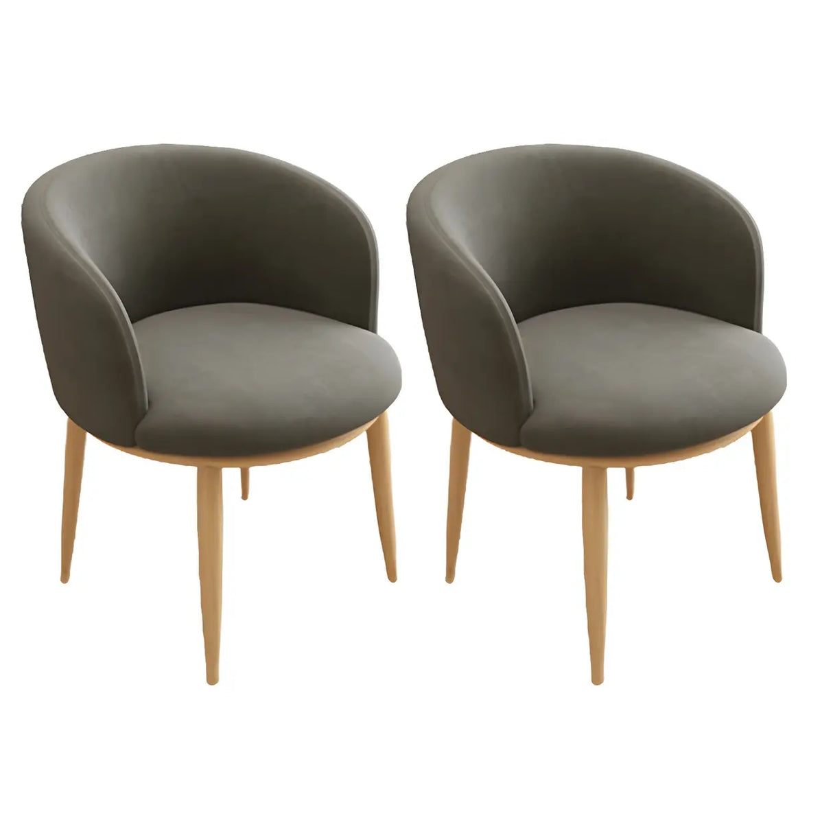 Stylish Faux Leather Home Green Compact Seat Task Chair Image - 70