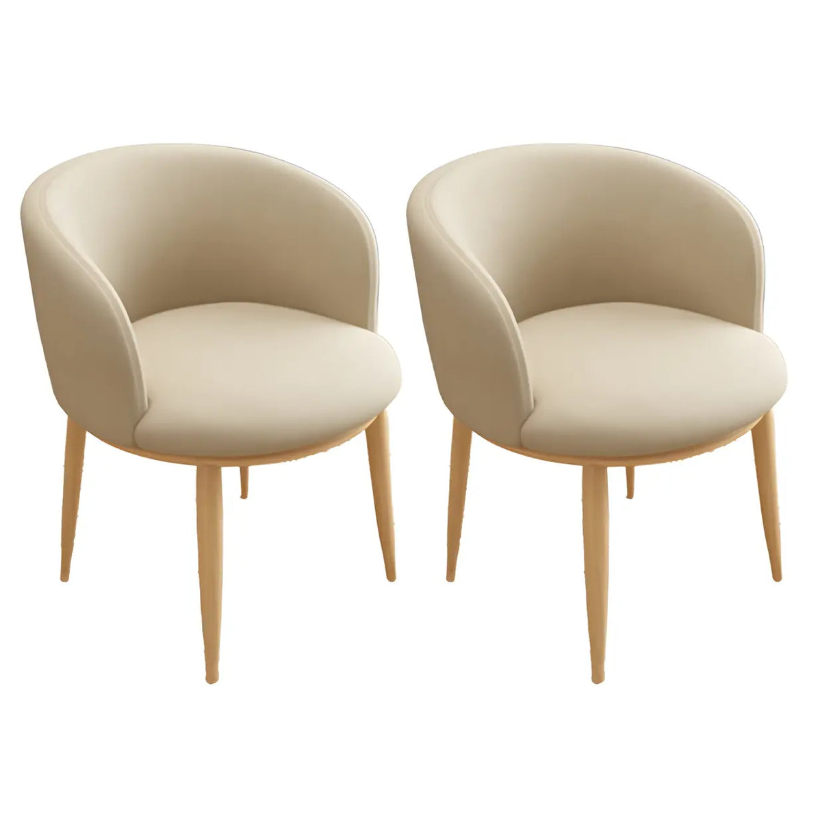 Stylish Faux Leather Home Green Compact Seat Task Chair Image - 71