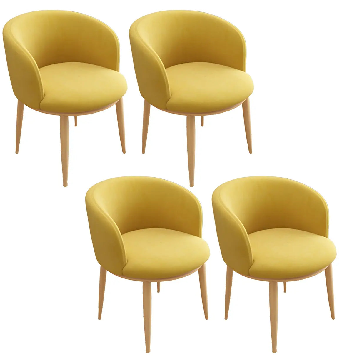 Stylish Faux Leather Home Green Compact Seat Task Chair Image - 90