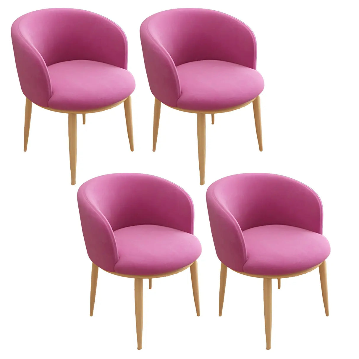 Stylish Faux Leather Home Green Compact Seat Task Chair Image - 93