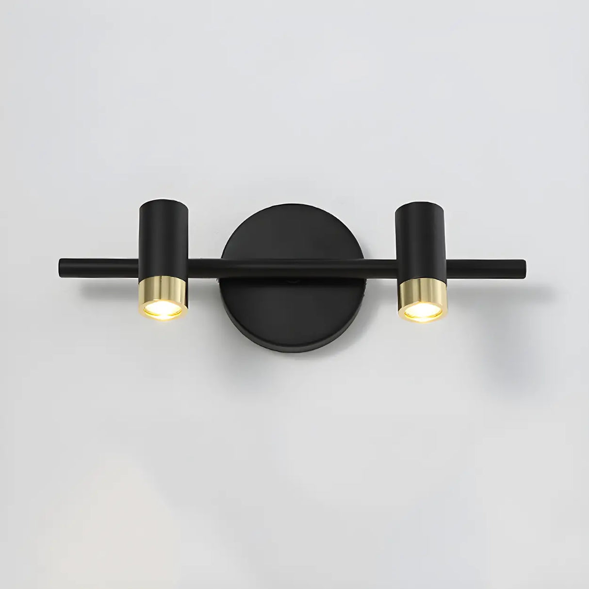 Stylish Metal Small Cylinder Bathroom Vanity Light Image - 10