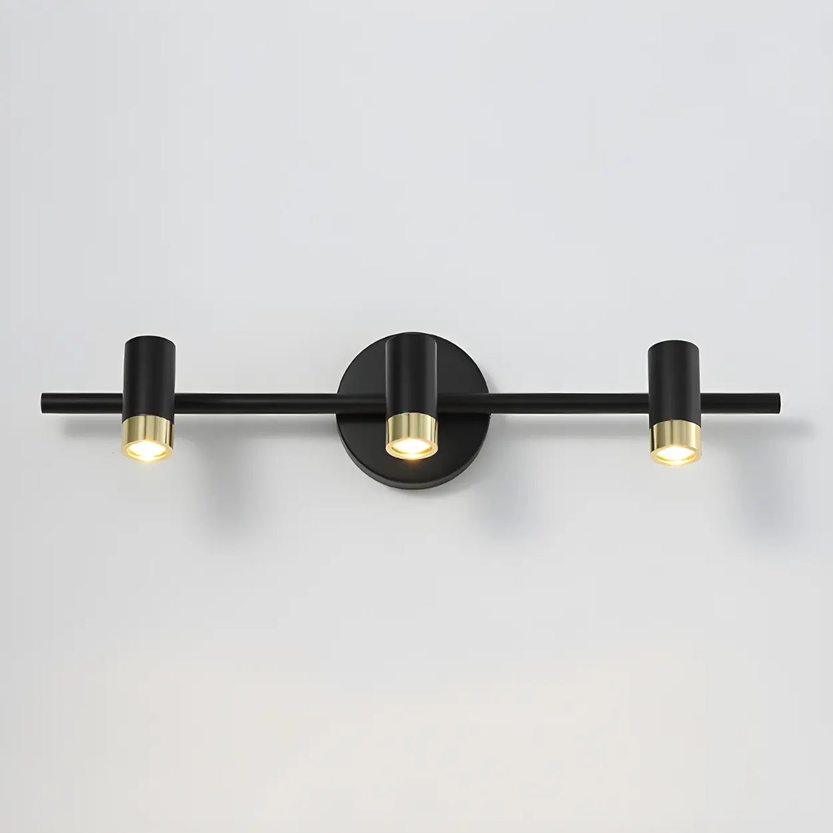 Stylish Metal Small Cylinder Bathroom Vanity Light Image - 11