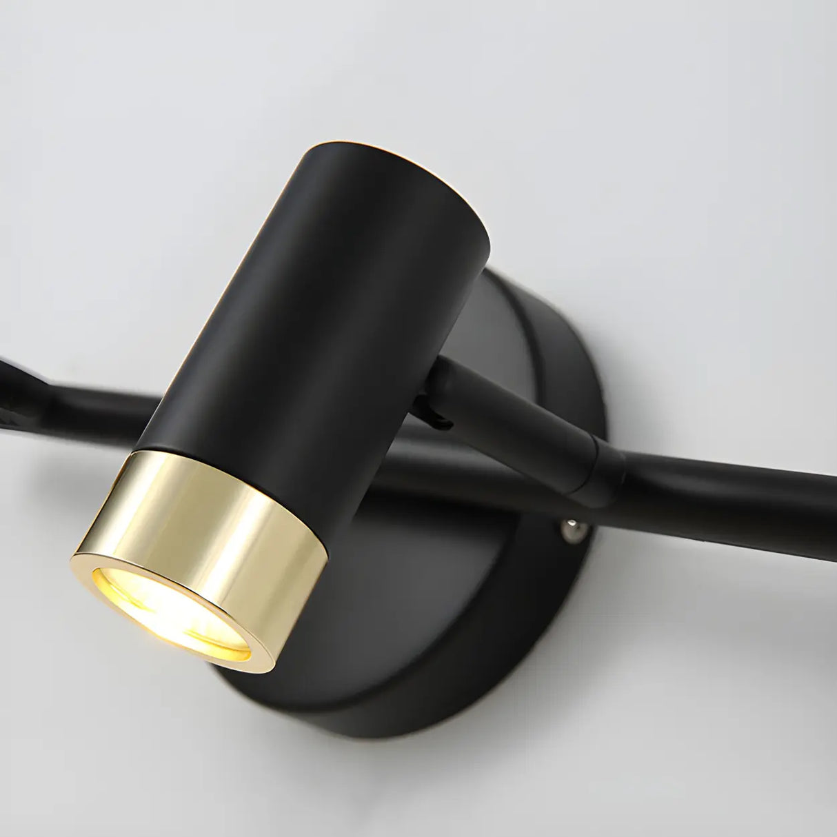 Stylish Metal Small Cylinder Bathroom Vanity Light Image - 4