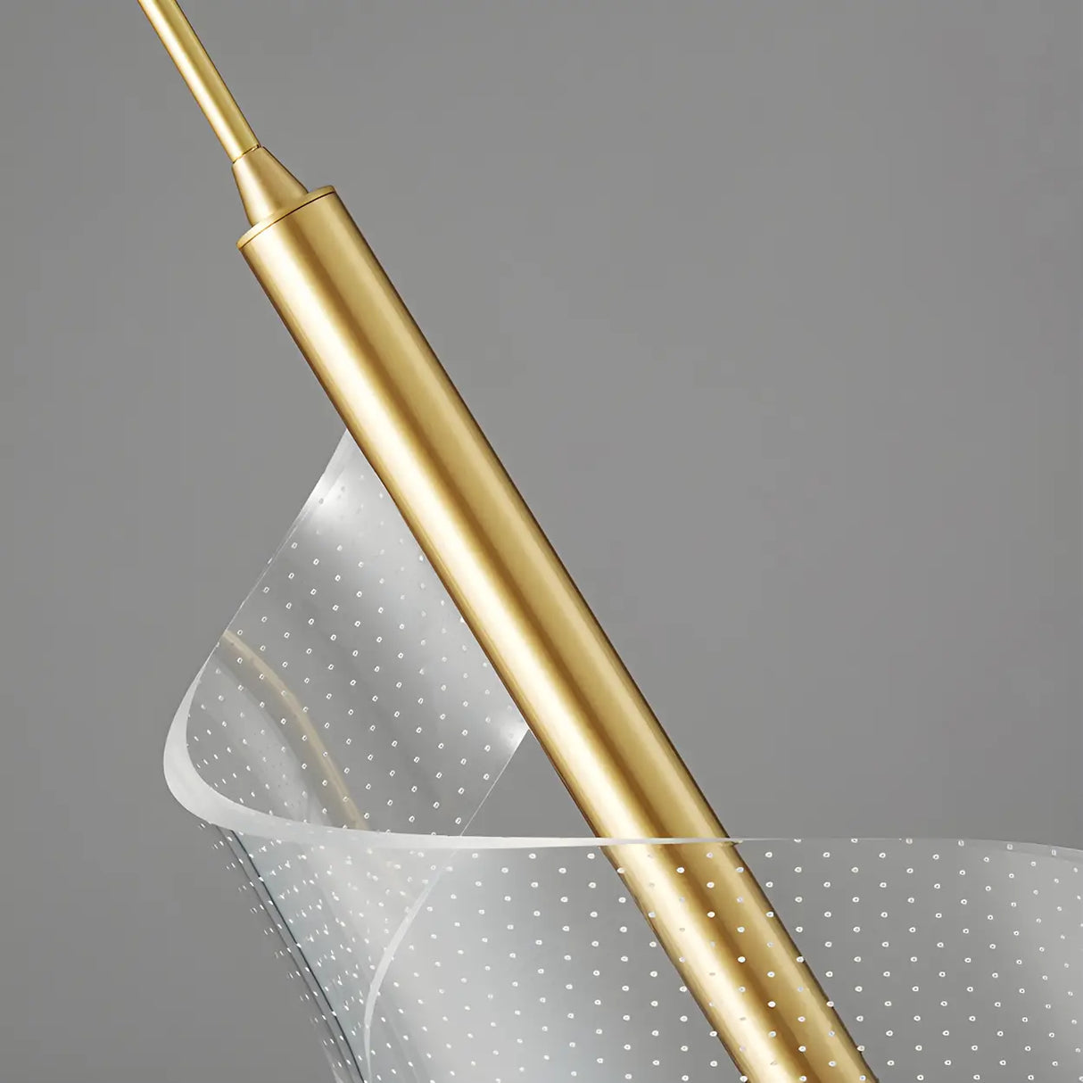 Stylish Mini Gold Spiral Dimmable LED Pendant Light Image - 8