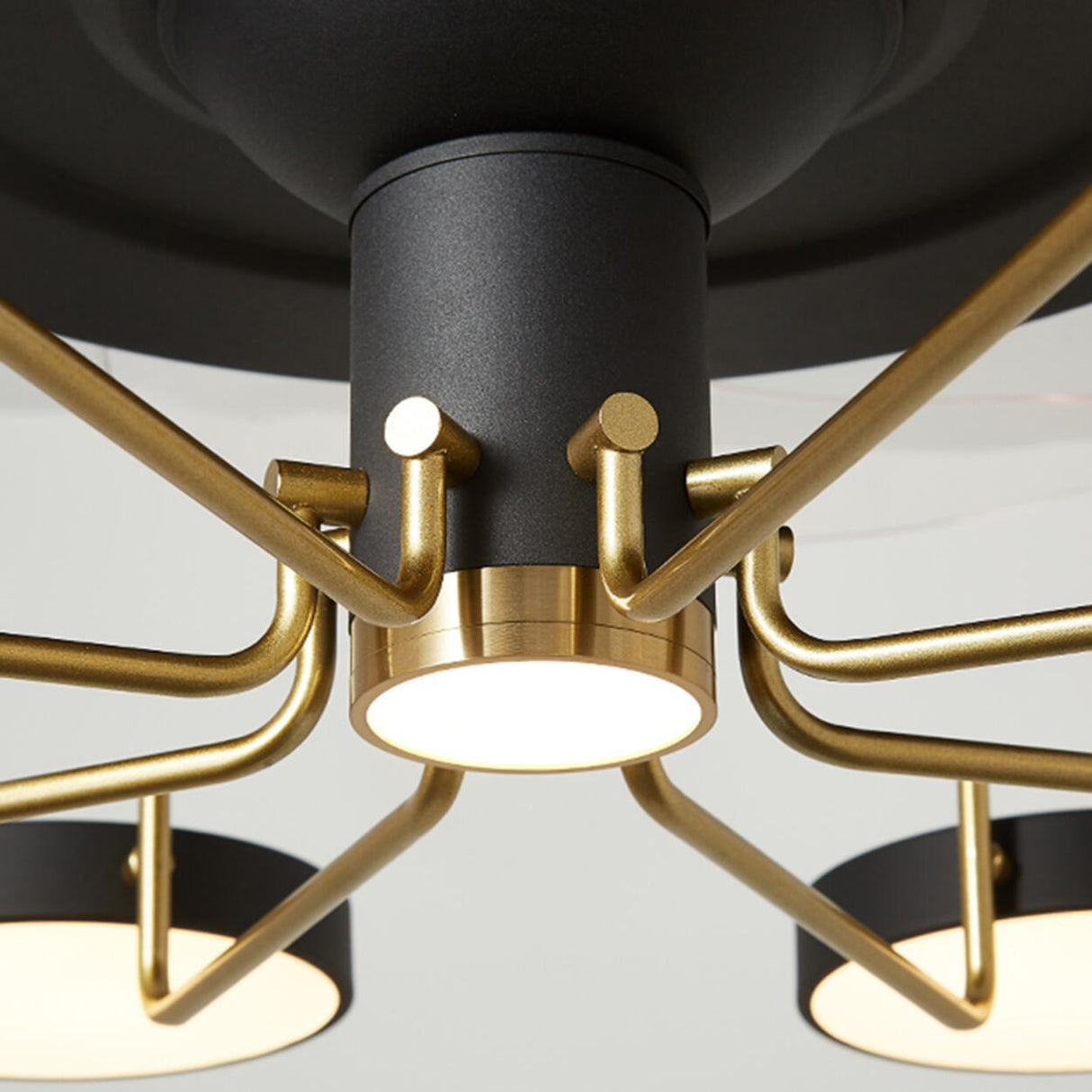 Stylish Modern Multi-Light Remote Ceiling Fan Lights Image - 11