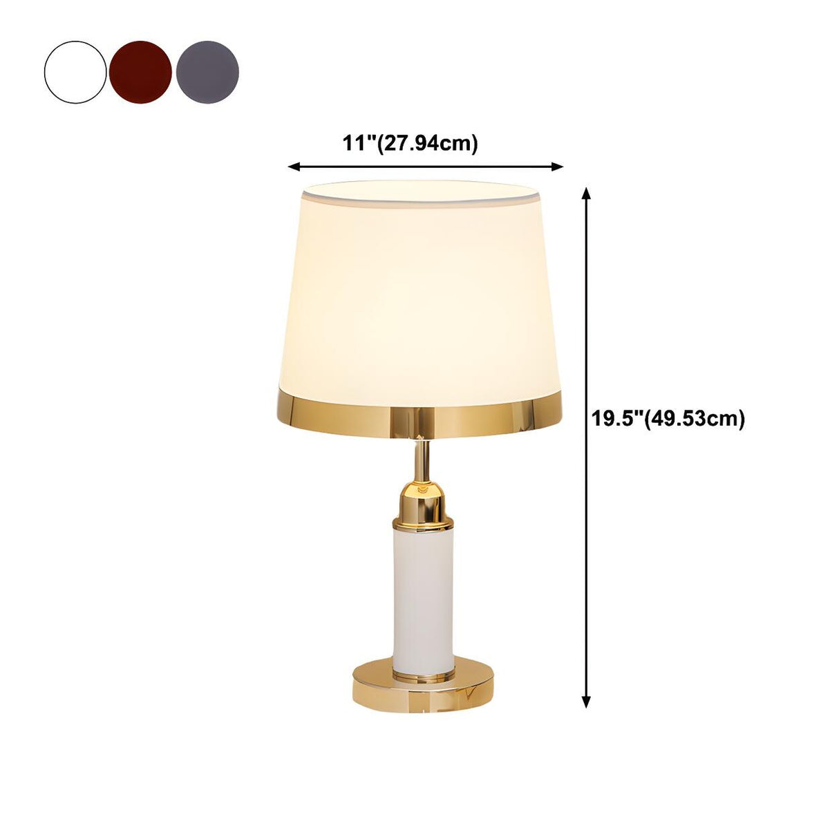 Stylish Nordic Macaron Metal Geometric Table Lamp