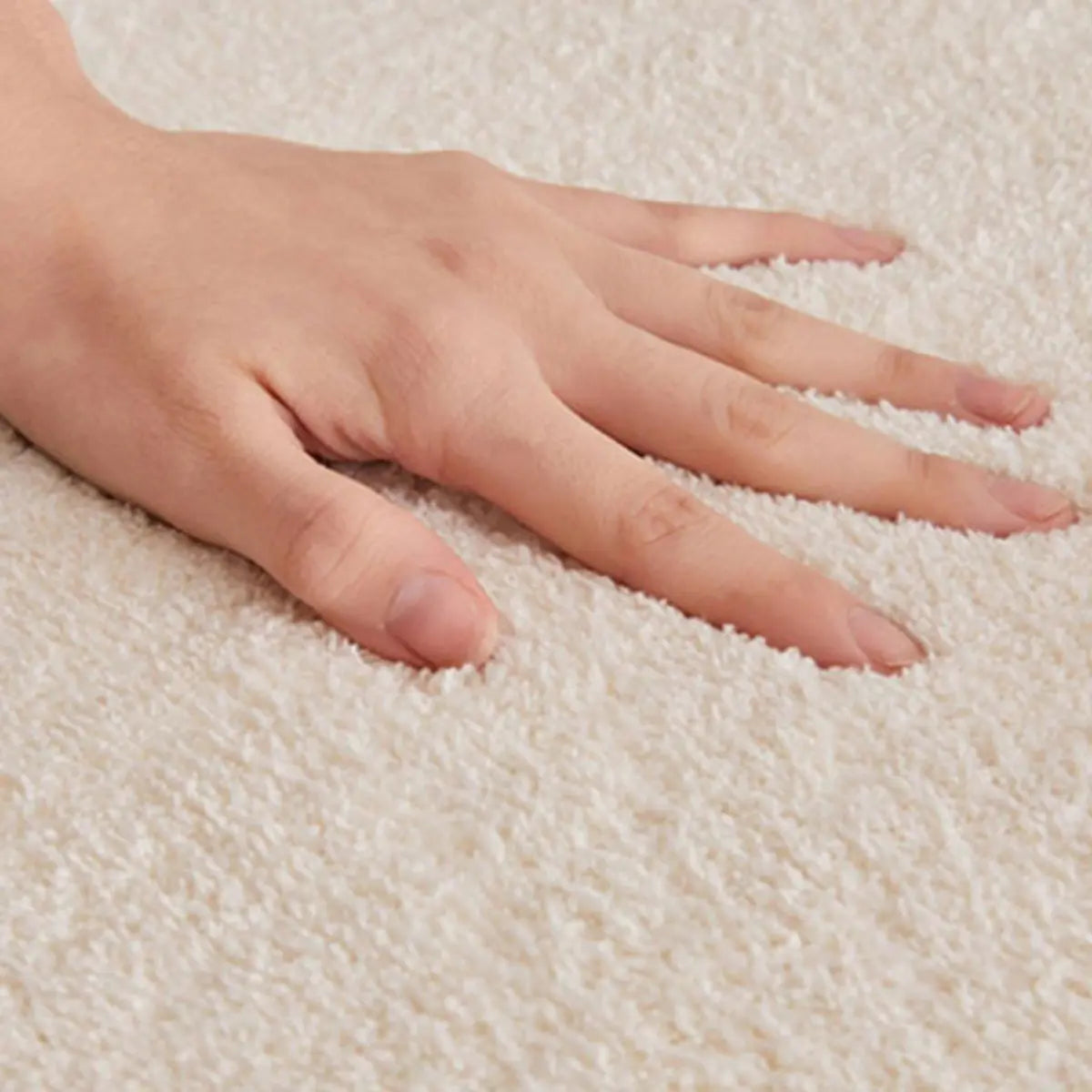 Stylish Rectangular Floral Cotton Blends Area Rug Image - 4