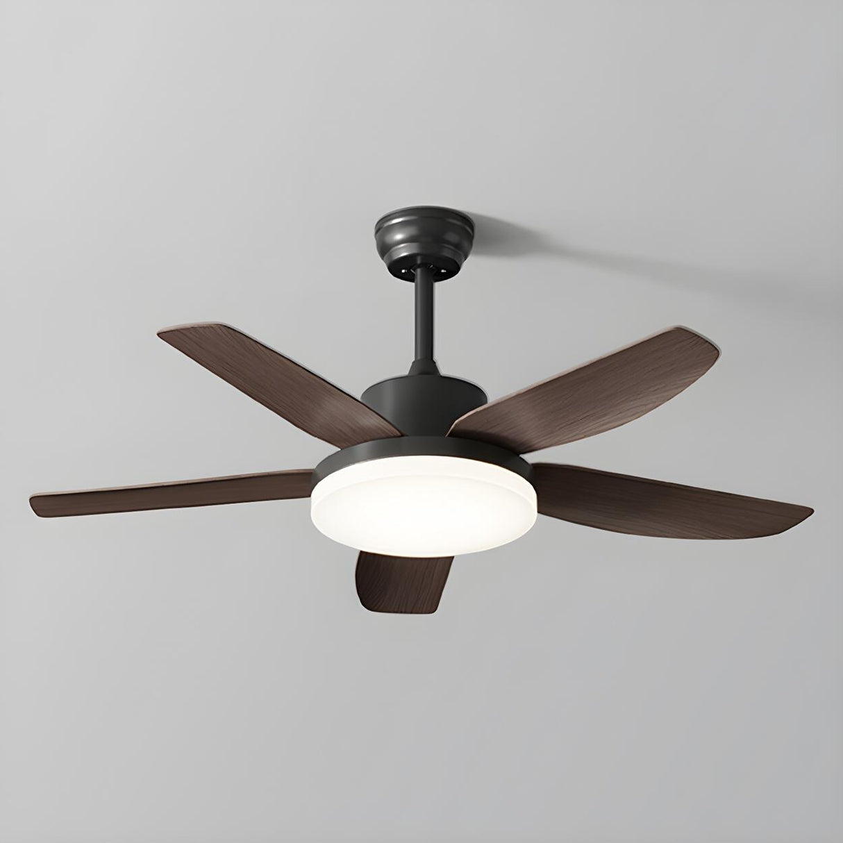 Stylish Simple Remote 3 Blade Wood Ceiling Fan Light Image - 9