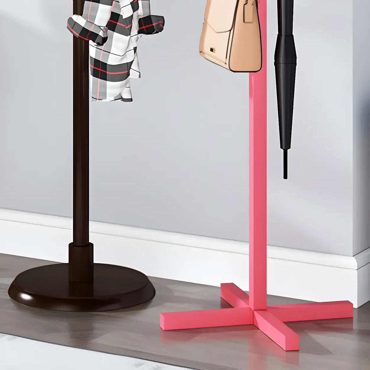 Stylish Tree Shaped Tall FreeStanding Coat Rack with Hooks Image - 15