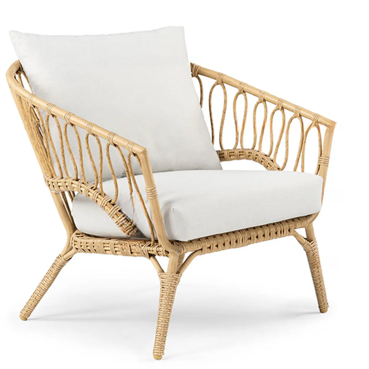 Stylish UV Resistant Outdoor Rattan Patio Conversation Set Image - 6