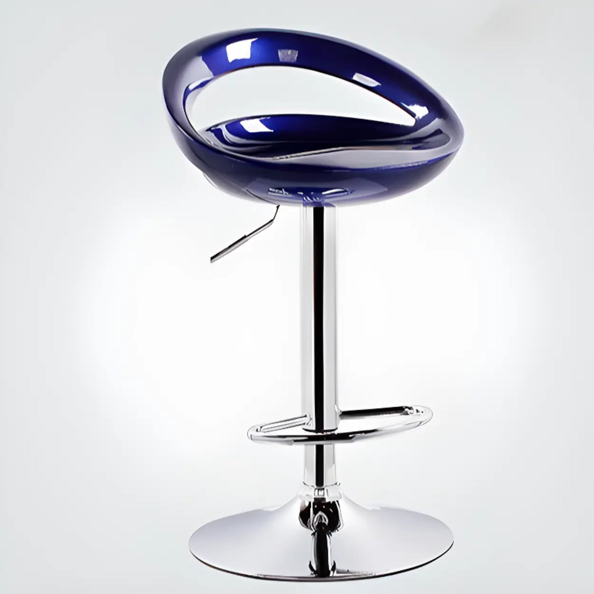 Swivel Adjustable Height Bucket Low Back Bar Stool Image - 10