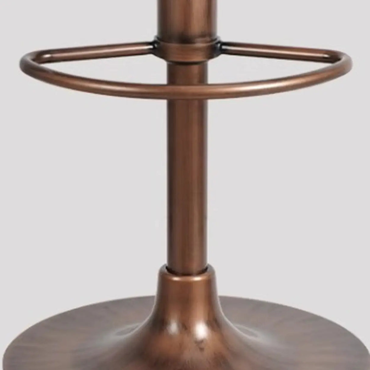 Swivel Adjustable Leather Bucket Bar Stool with Back Image - 10