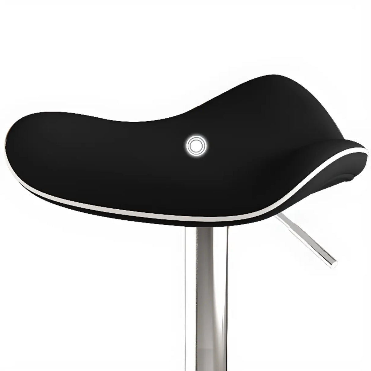 Swivel Adjustable Saddle Stainless Steel Bar Stool Image - 8