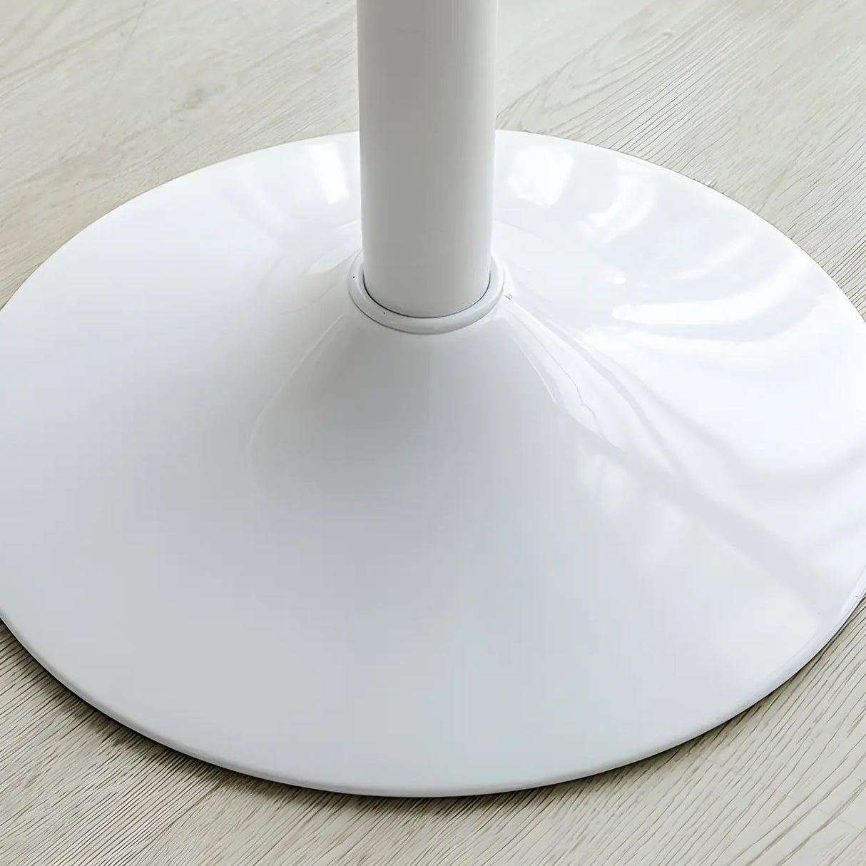 Swivel Beige Faux Leather Bucket Adjustable Bar Stool Image - 9