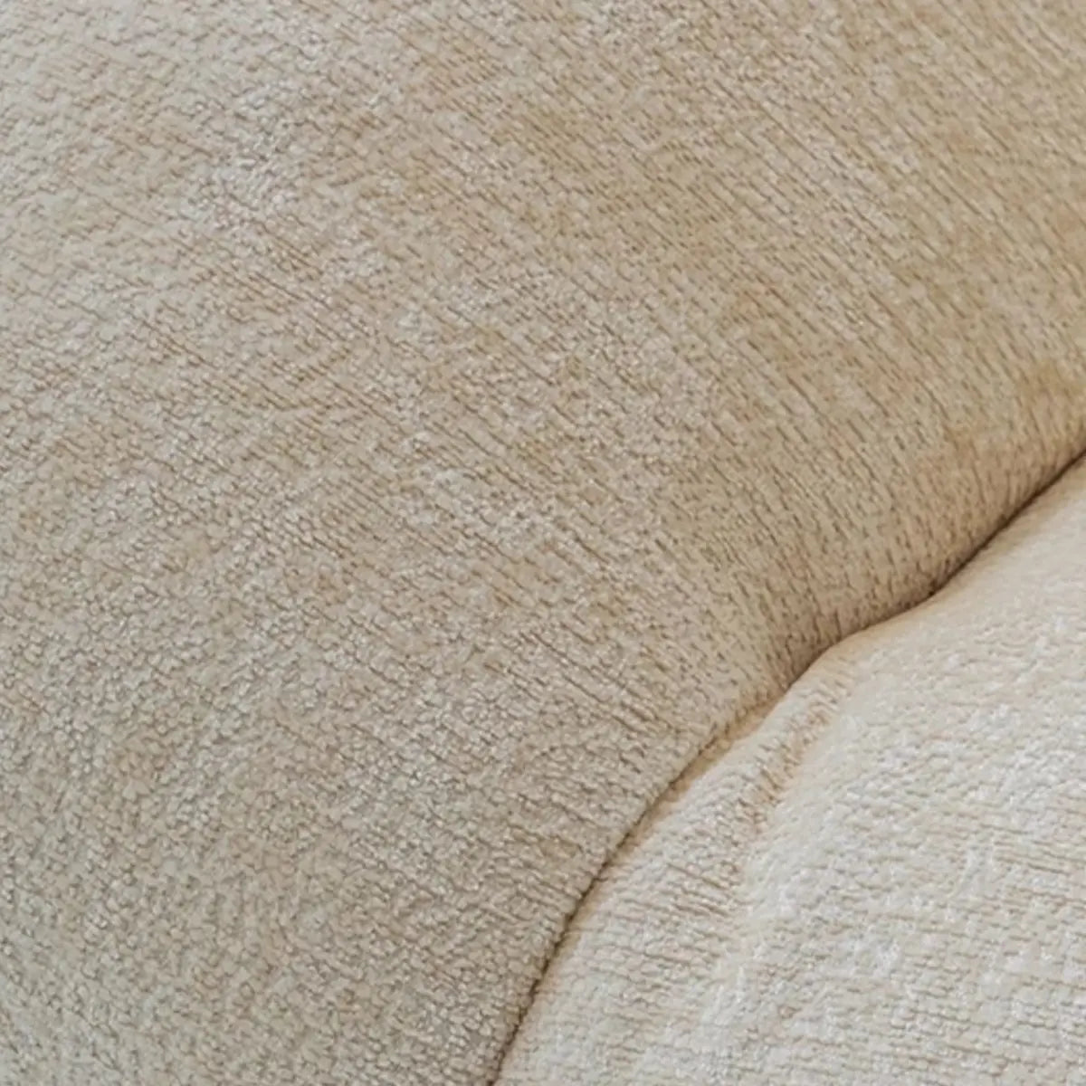 Swivel Beige Yellow Flared Arm Rocking Chair with Back Image - 4