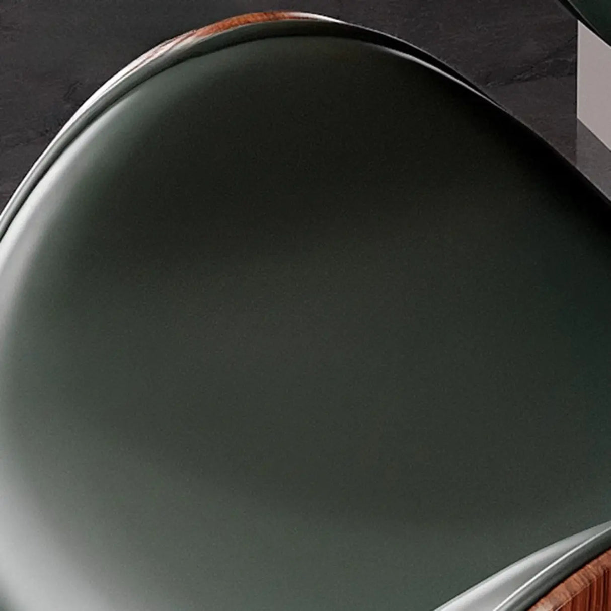 Swivel Bucket Leather Low Back Bar Stool with Footrest Image - 11