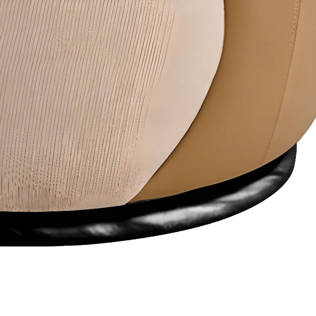 Swivel Cotton Linen Fixed Back Textured Side Chair Image - 11