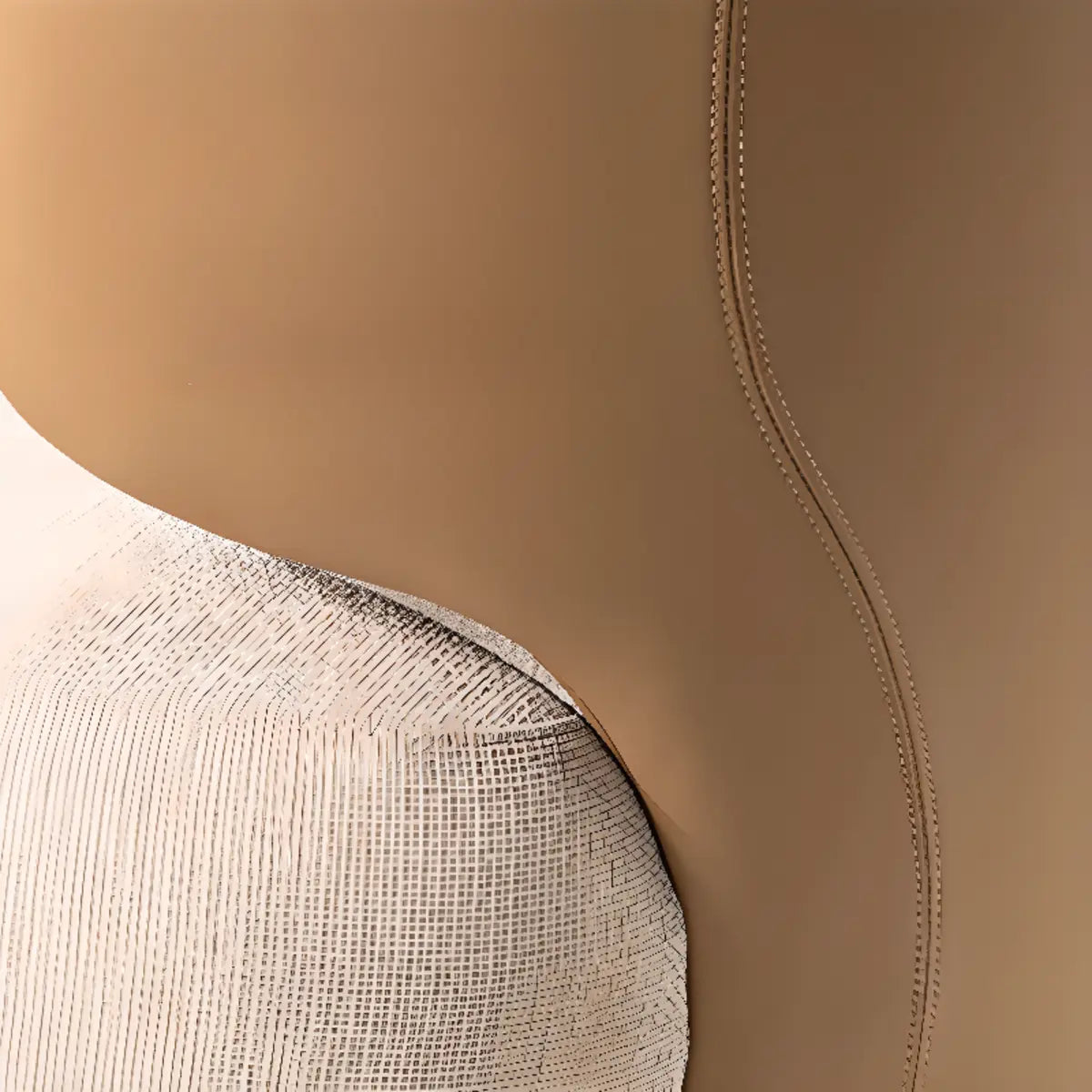 Swivel Cotton Linen Fixed Back Textured Side Chair Image - 9