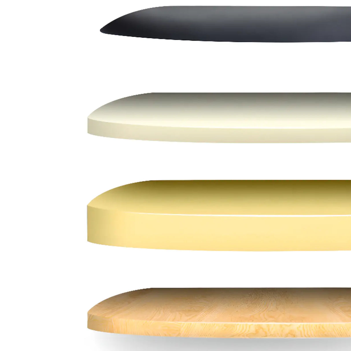 Swivel Executive Leather Upholstery Black Office Chair Image - 11