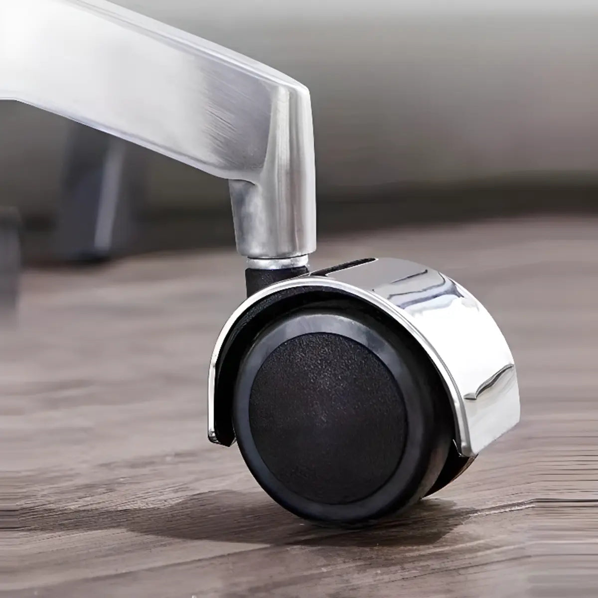 Swivel Faux Leather Adjustable Back Angle Office Chair Image - 11