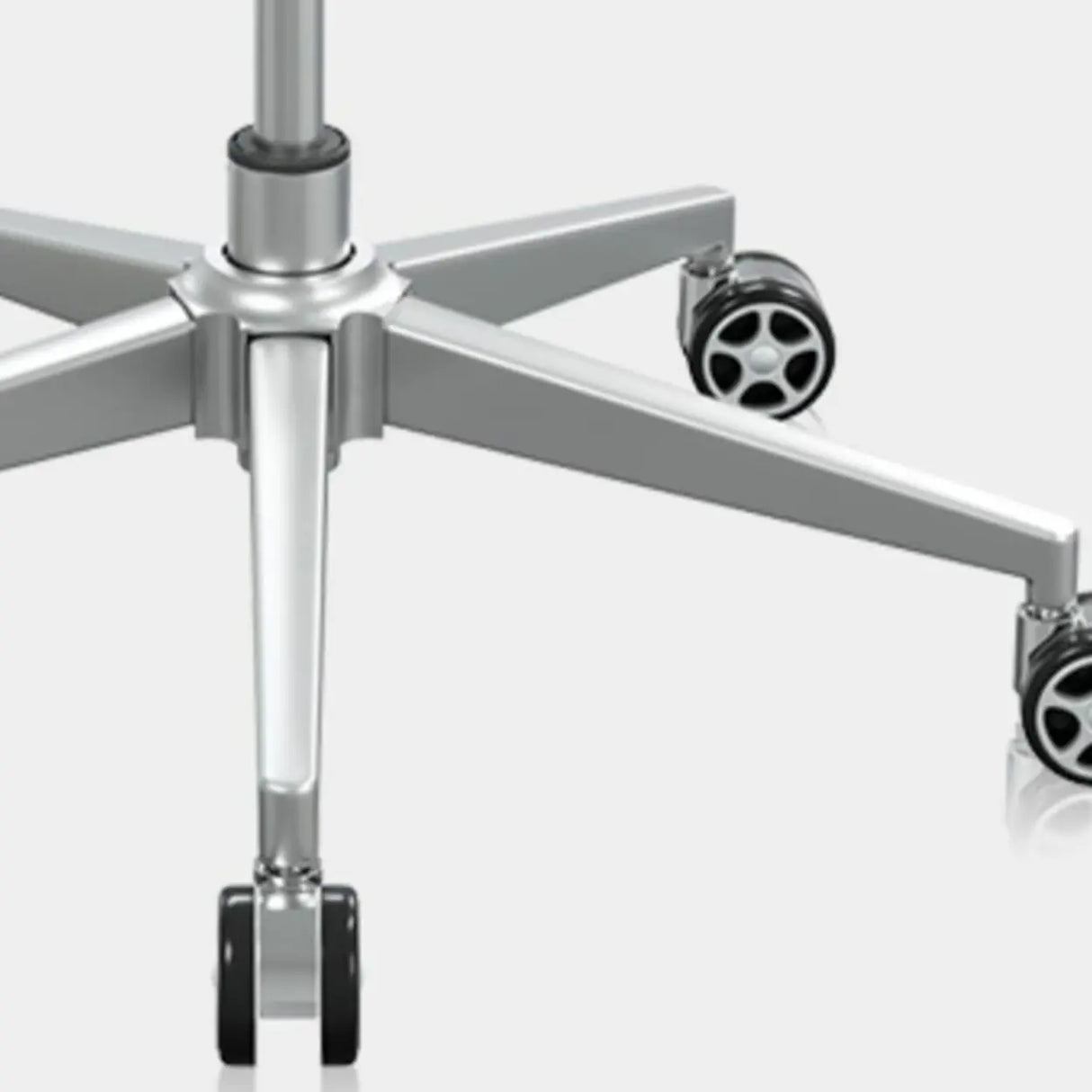 Swivel High-Back Faux Leather Office Chair with Headrest Image - 10