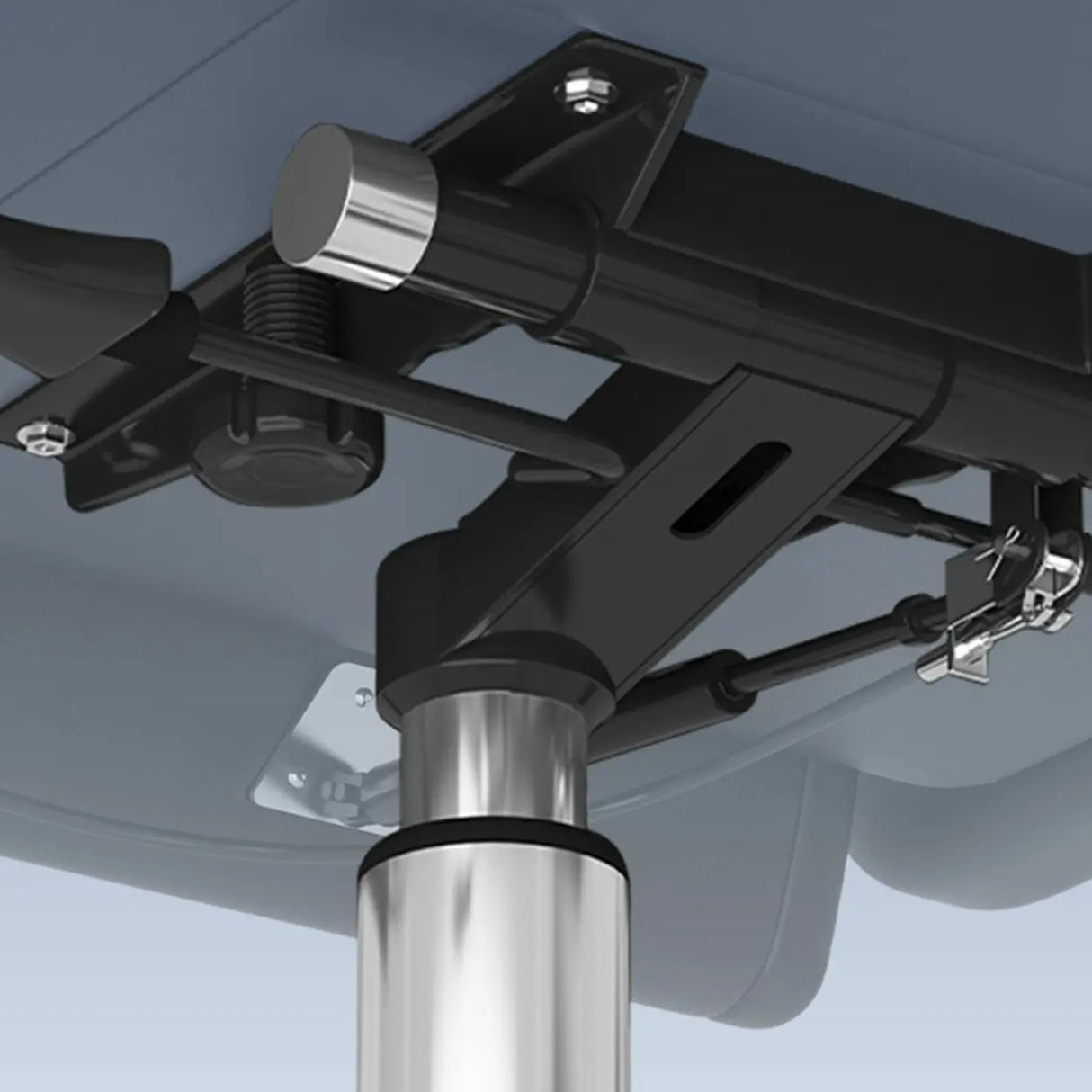 Swivel High-Back Faux Leather Office Chair with Headrest Image - 11