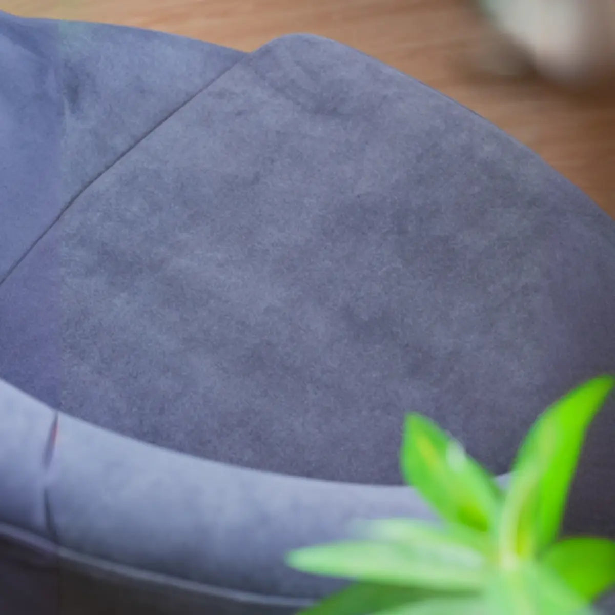 Swivel mOff-White Baby Fleece Fixed Back Barrel Chair Image - 12