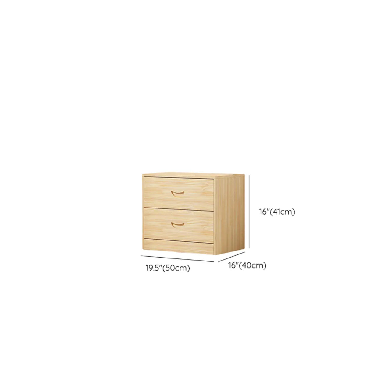 Tall Natural Finish Wood Vertical Five Drawers Chest Image - 34