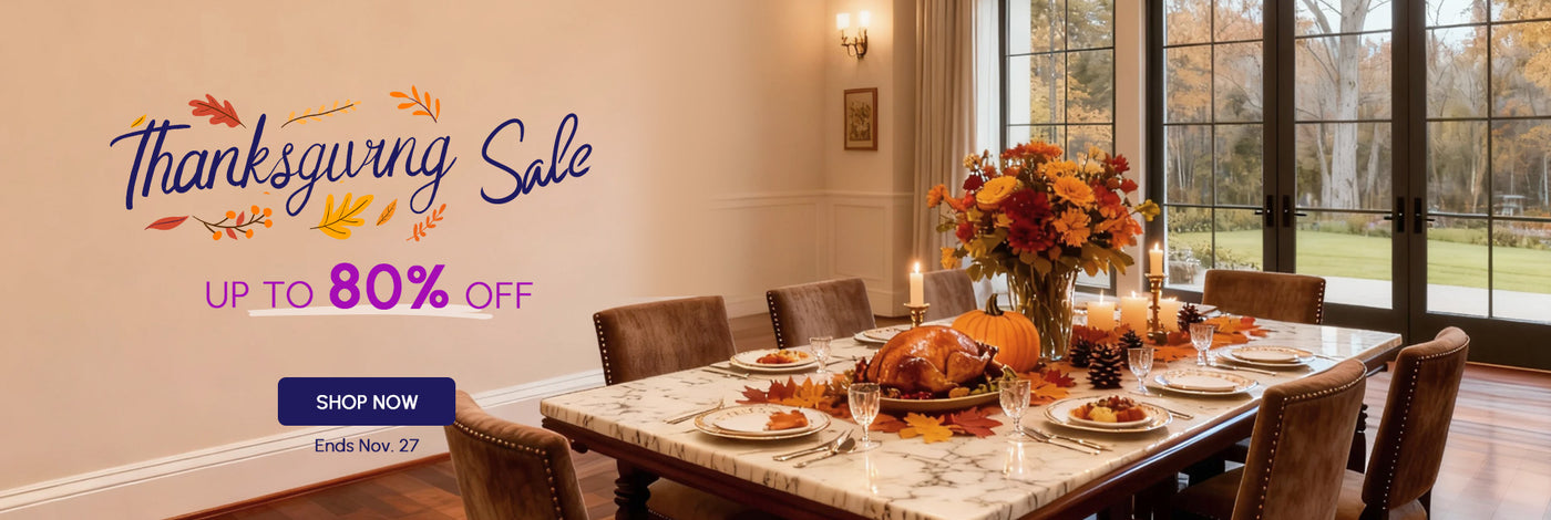 Thanksgiving Sale Up To 80% Off