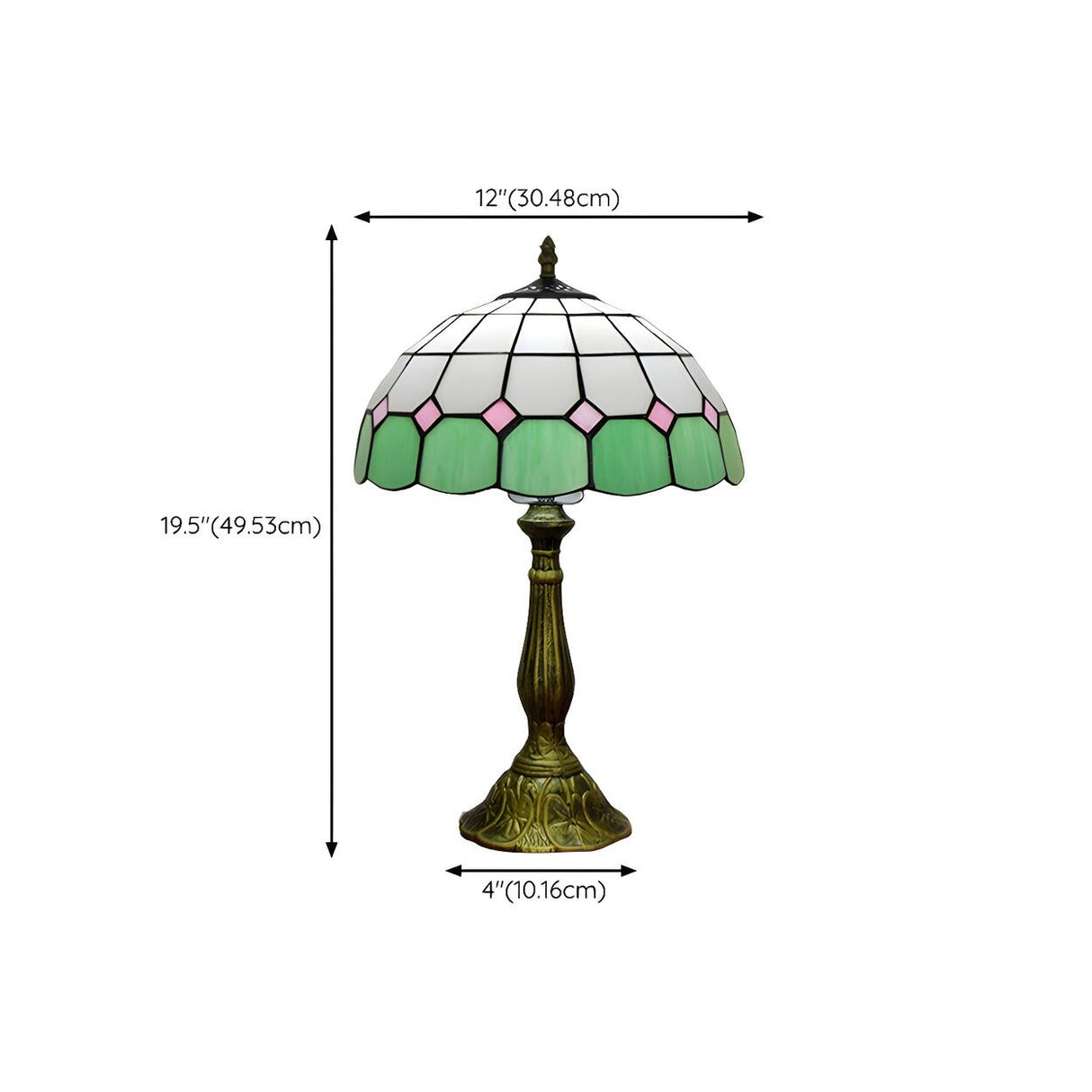 Tiffany Dome Fashion Stained Glass Decor Table Lamp