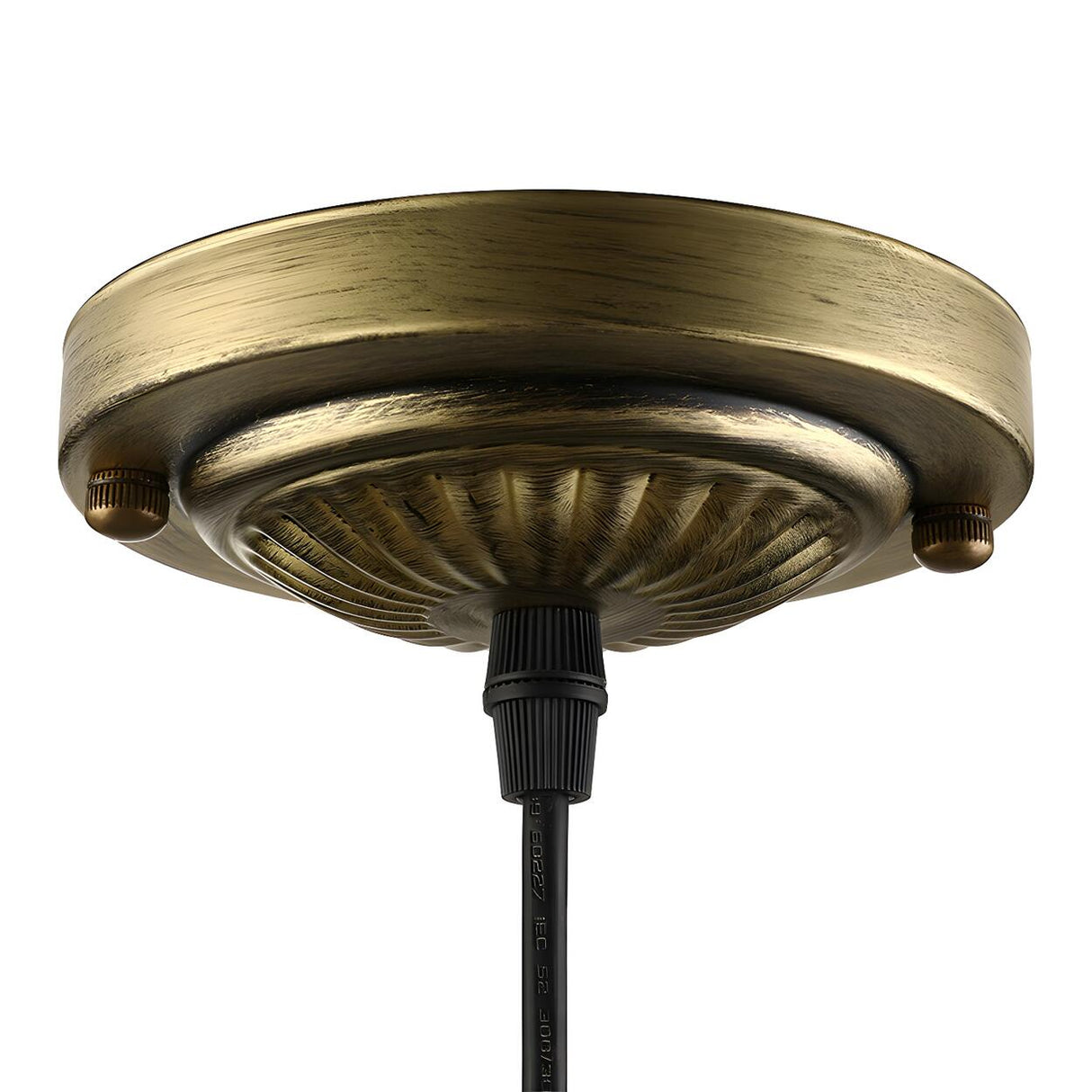 Tiffany Dome Floral Red Orange Stained Glass Pendant Light Image - 5