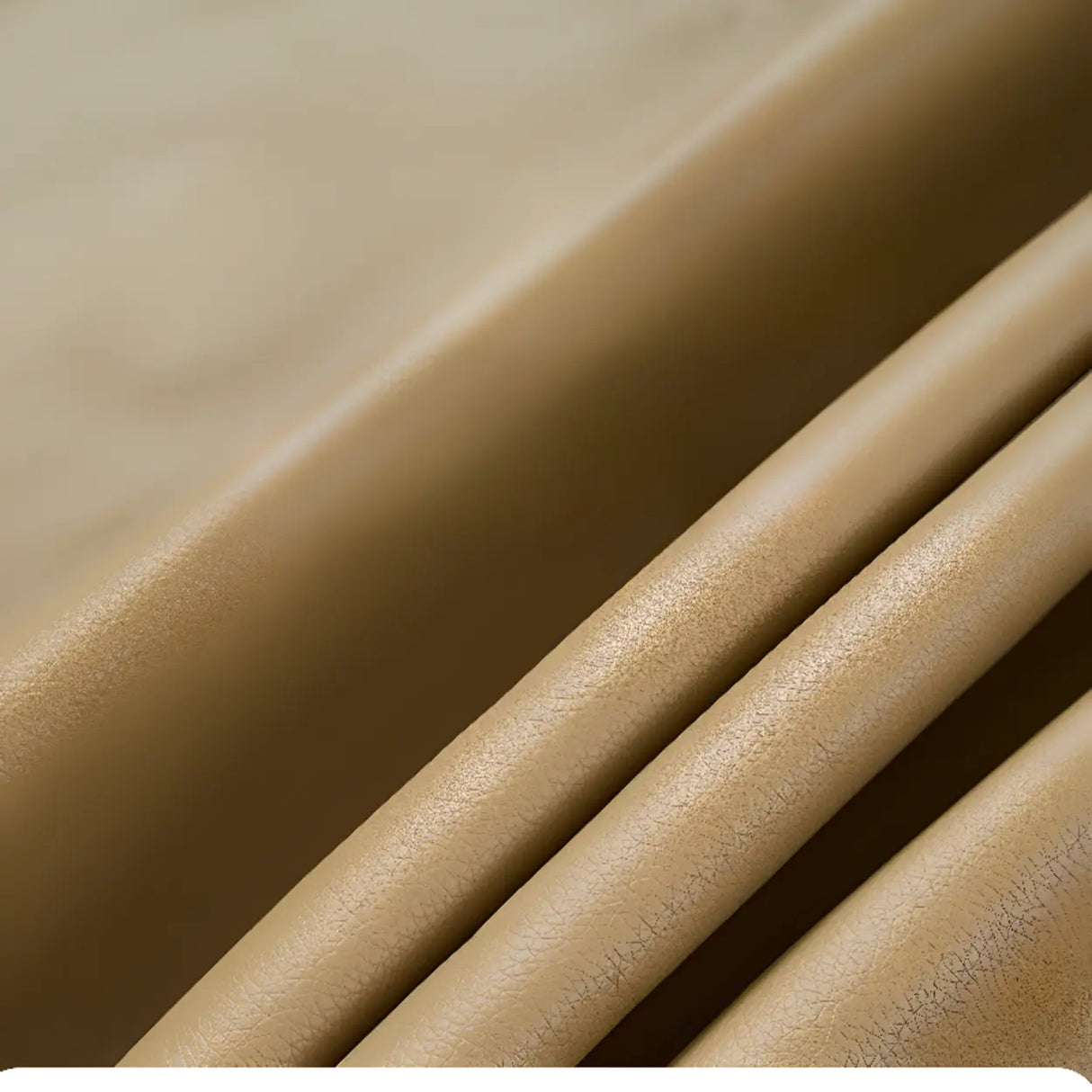 Tilt Ergonomic Off-White Swivel Leather Office Chair Image - 16