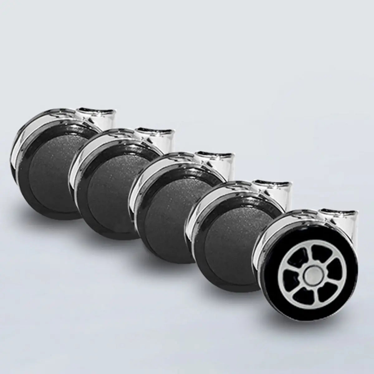 Tilt Swivel Ergonomic Leather Task Office Chair with Wheels Image - 11