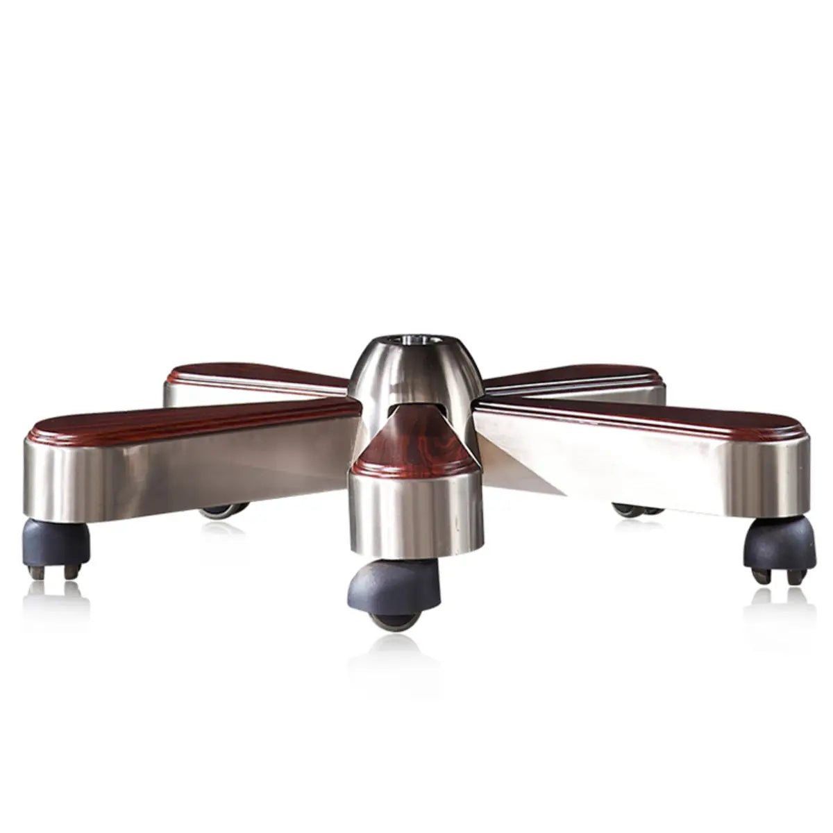 Tilt Swivel Leather Adjustable Office Chair with Headrest Image - 10