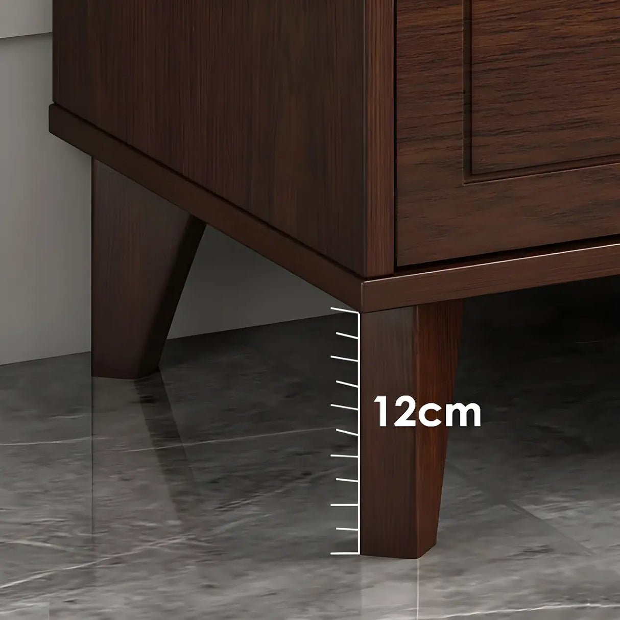 Traditional Brown Wood Dresser for Soft-Close Drawers Image - 12