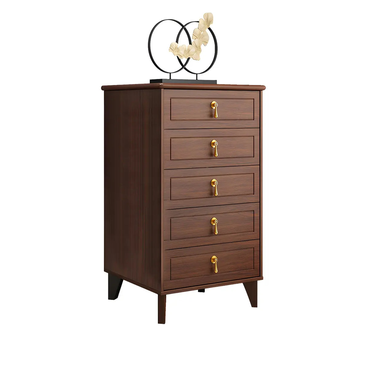 Traditional Brown Wood Dresser for Soft-Close Drawers Image - 3