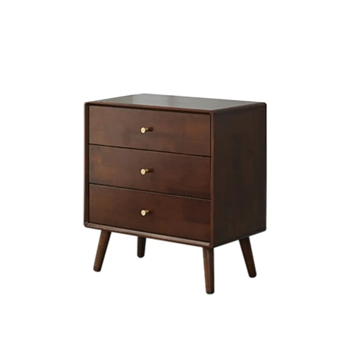 Traditional Natural Finish Wooden Drawer Dresser Image - 9