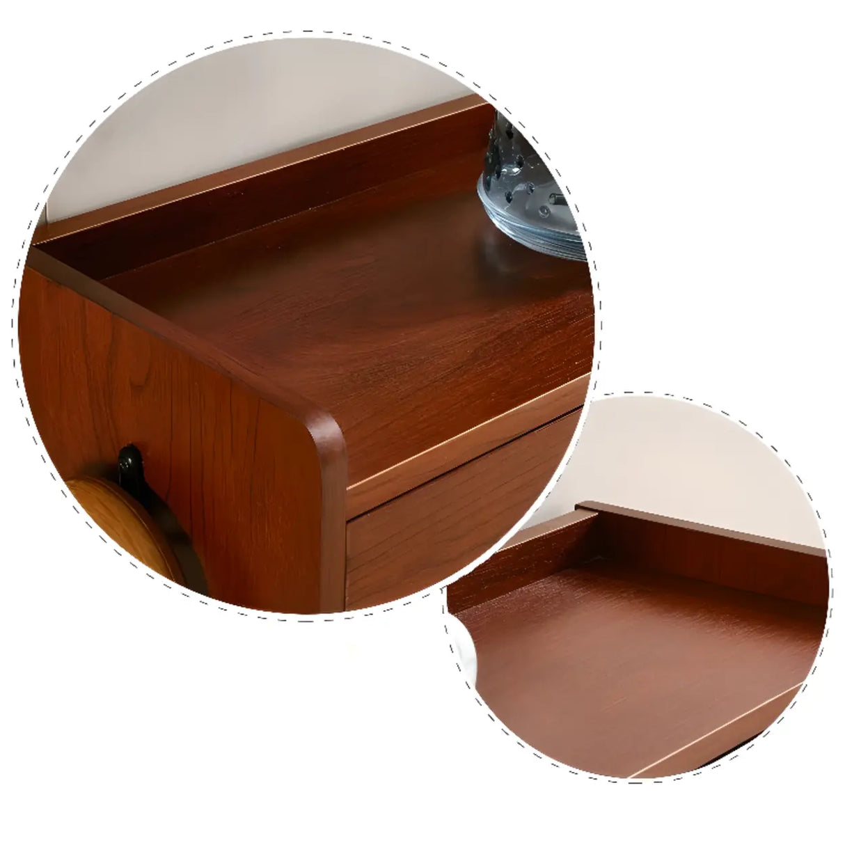 Traditional Rectangular Wood Entryway Brown Shoe Storage Image - 13