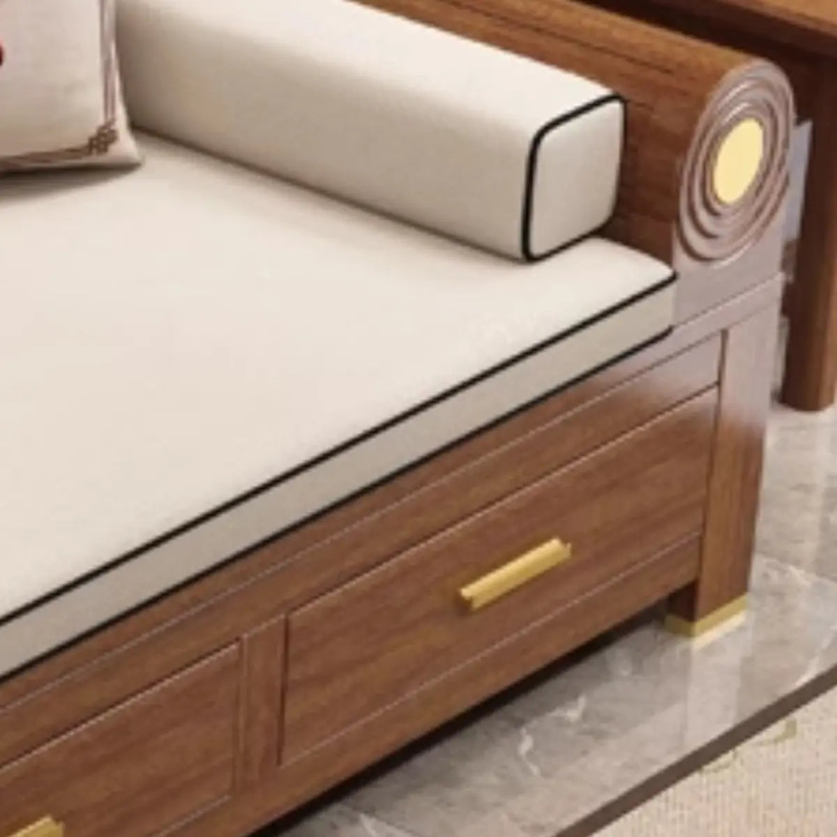 Traditional Removable Cushions Corner Right-Arm Chaise Image - 10